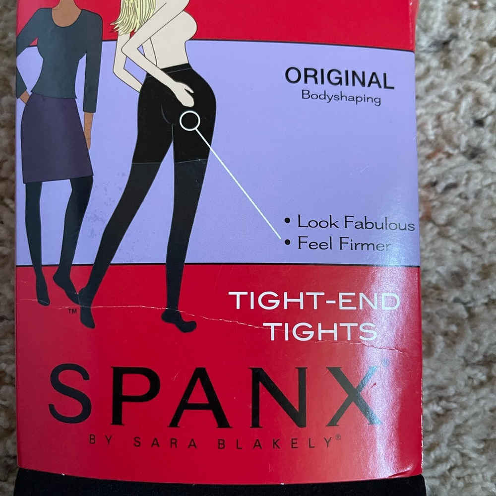 NIP SPANX tight end tights size C black